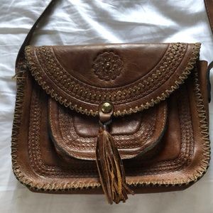 REAL Leather Crossbody Bag